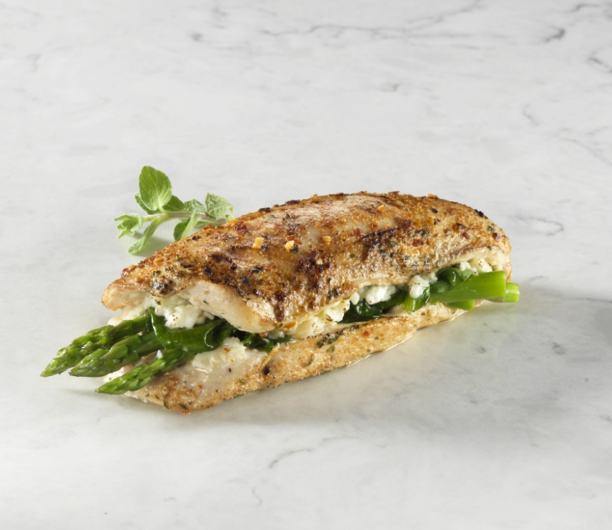 Asparagus Feta Herb Stuffed Chicken